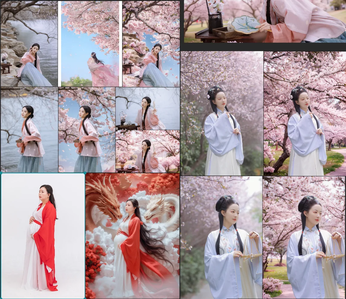 婚纱主题换景系列案例